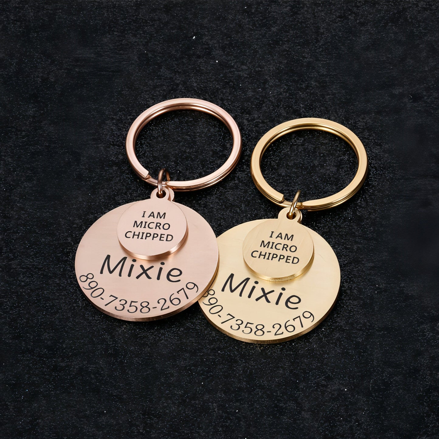 Personalized Pet ID Tag â€?Safe & Stylish for Dogs & Cats