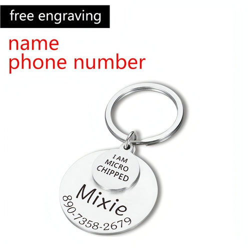 Personalized Pet ID Tag â€?Safe & Stylish for Dogs & Cats