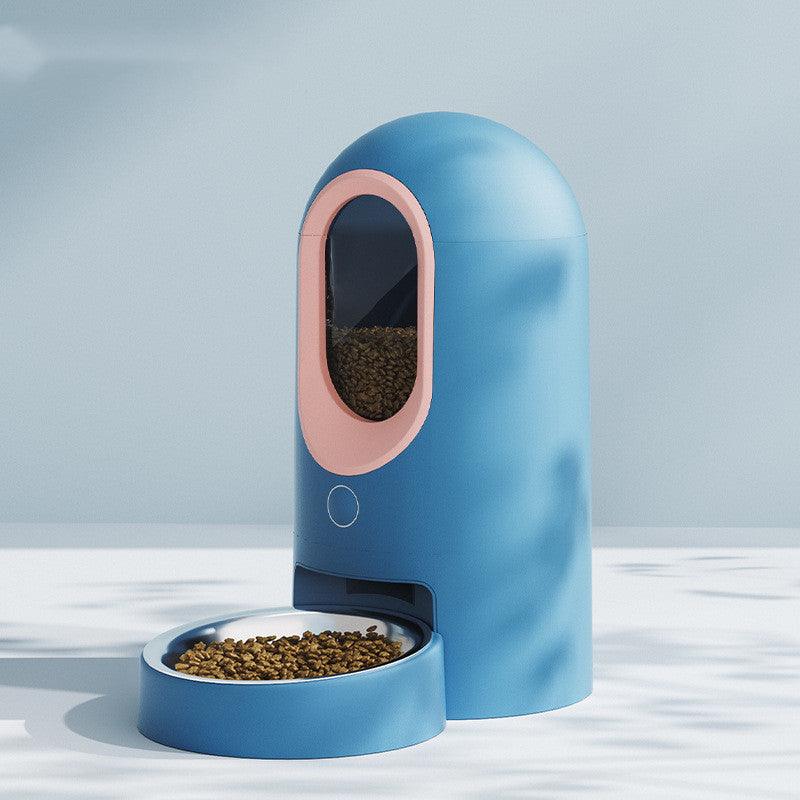 Intellifeed: Smart Stainless Steel Cat Feeder With App Control
